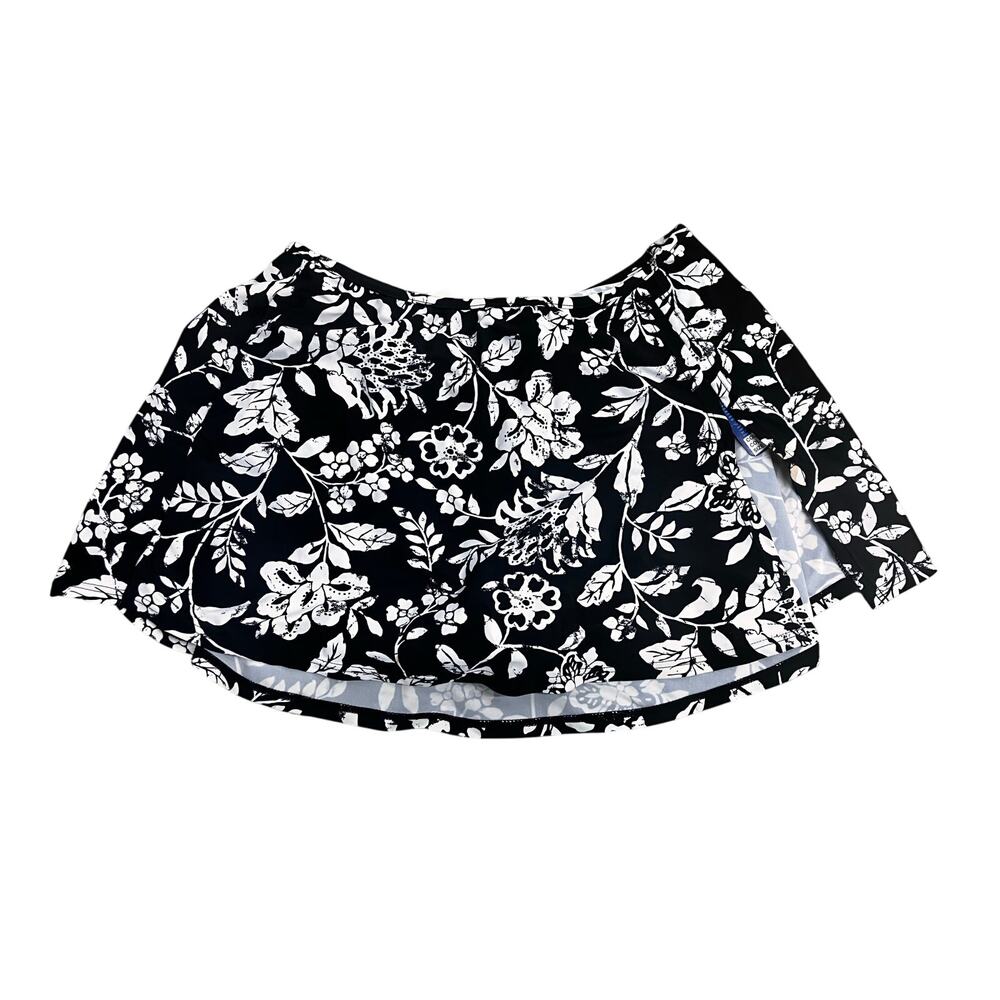 Aqua Couture Women's 14 Swim‎ Skirt Bottoms Floral Tropical *new* *please read*